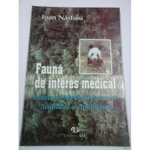 FAUNA DE INTERES MEDICAL - Ioan Nastoiu FAUNA DE INTERES MEDICAL - Ioan Nastoiu